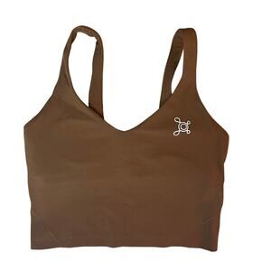 Lululemon Brown Sports Bra Medium Support No Size Tag